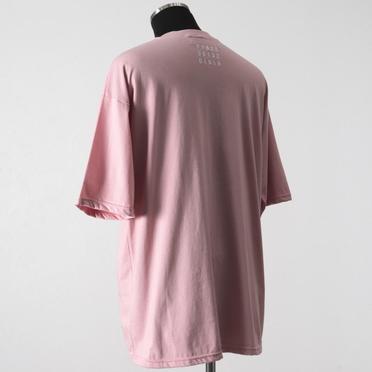 Embroidery Over Sized Tee　L.PINK No.4