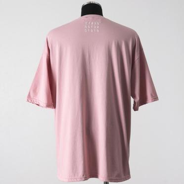 Embroidery Over Sized Tee　L.PINK No.5