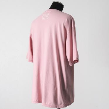 Embroidery Over Sized Tee　L.PINK No.6