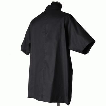 Stretch Linen Half Sleeve Shirts　BLACK No.6