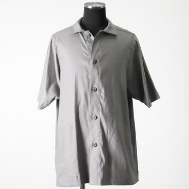 Stretch Linen Half Sleeve Shirts　L.GREY No.1