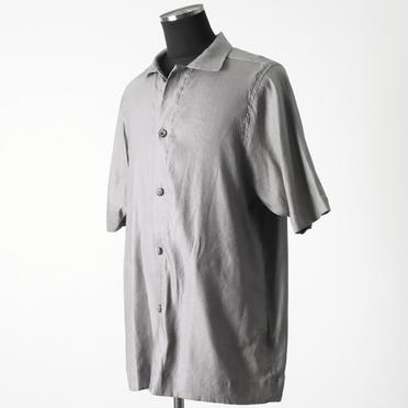 Stretch Linen Half Sleeve Shirts　L.GREY No.2