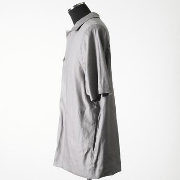 Stretch Linen Half Sleeve Shirts　L.GREY No.3