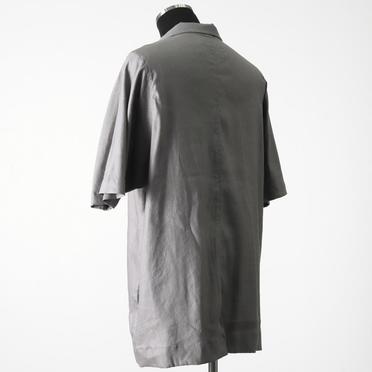 Stretch Linen Half Sleeve Shirts　L.GREY No.4