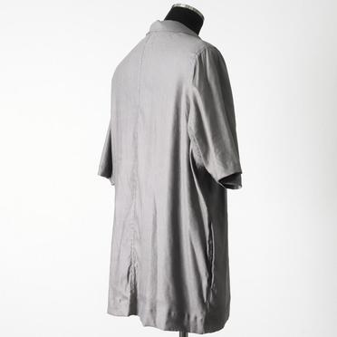 Stretch Linen Half Sleeve Shirts　L.GREY No.6