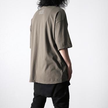 Embroidery Over Sized Tee　G.BROWN No.6
