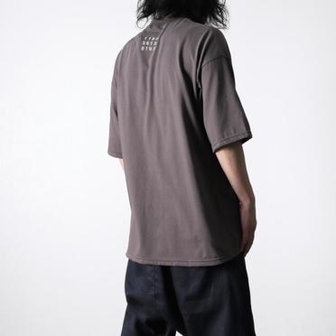 Embroidery Over Sized Tee　GREY No.6