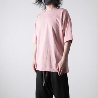 Embroidery Over Sized Tee　L.PINK No.10
