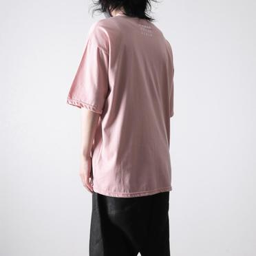 Embroidery Over Sized Tee　L.PINK No.11