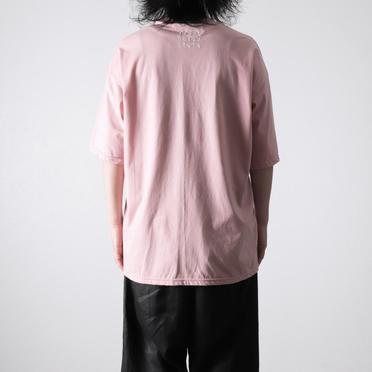 Embroidery Over Sized Tee　L.PINK No.12