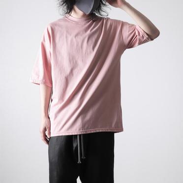 Embroidery Over Sized Tee　L.PINK No.14