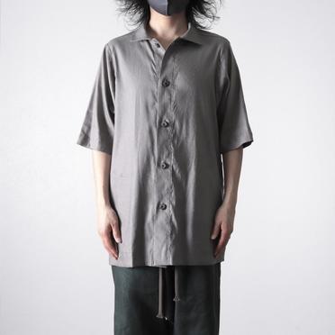 Stretch Linen Half Sleeve Shirts　L.GREY No.13