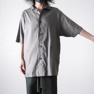 Stretch Linen Half Sleeve Shirts　L.GREY No.19