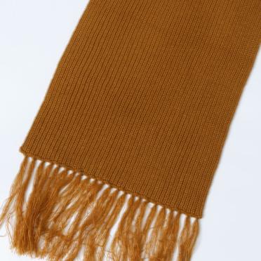 PATCHWORK KNIT MUFFLER　ORANGE No.4