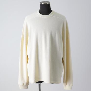 Rib Knit Oversize Top　IVORY No.1