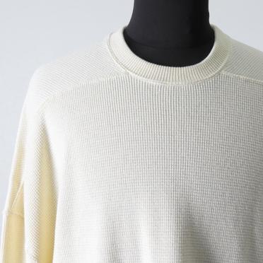Rib Knit Oversize Top　IVORY No.7