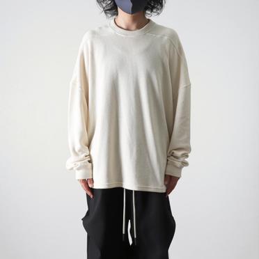 Rib Knit Oversize Top　IVORY No.13