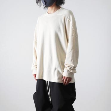 Rib Knit Oversize Top　IVORY No.14