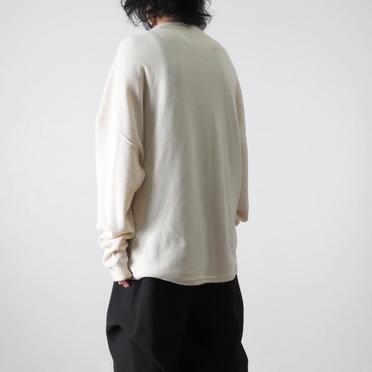 Rib Knit Oversize Top　IVORY No.16