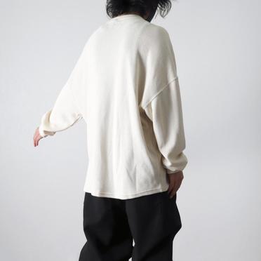 Rib Knit Oversize Top　IVORY No.18