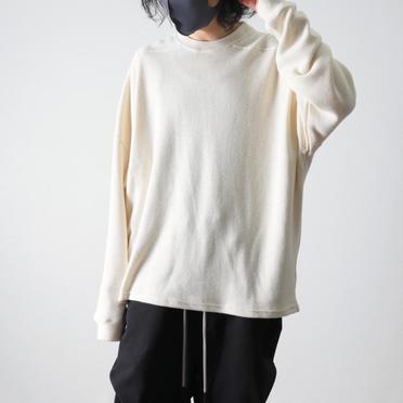 Rib Knit Oversize Top　IVORY No.20