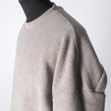 [SALE] 30%OFF　A.F ARTEFACT Knit Corduroy Combi Fleece Top　L.BEIGE No.8