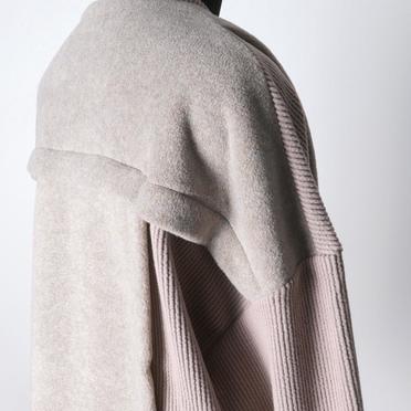 [SALE] 30%OFF　A.F ARTEFACT Knit Corduroy Combi Fleece Top　L.BEIGE No.10