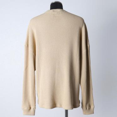 Heavy Waffle Over Size Top　BEIGE No.5