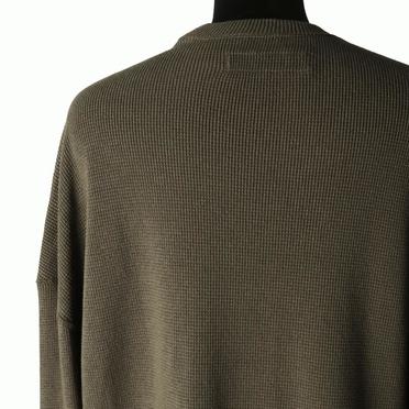 Rib Knit Oversize Top　OLIVE No.9