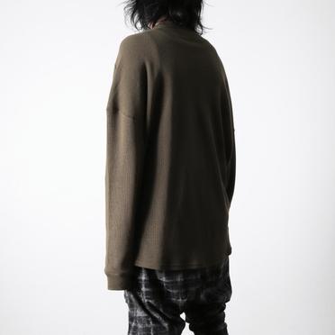 Rib Knit Oversize Top　OLIVE No.14