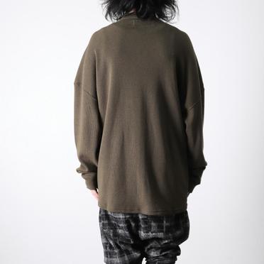 Rib Knit Oversize Top　OLIVE No.15