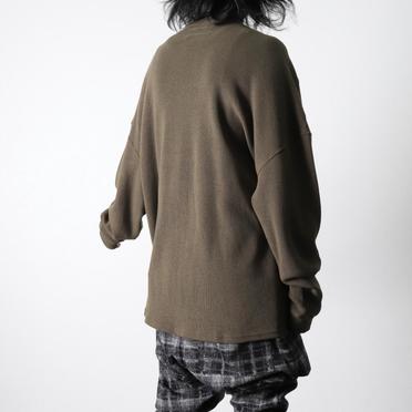 Rib Knit Oversize Top　OLIVE No.16