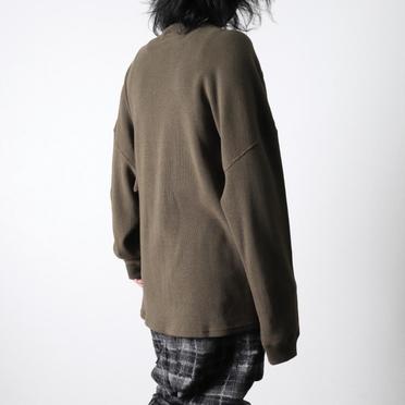 Rib Knit Oversize Top　OLIVE No.19