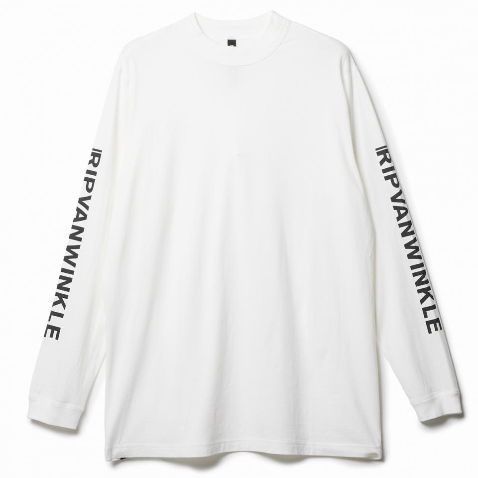 PRINT L/S　WHITE