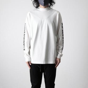 PRINT L/S　WHITE No.5
