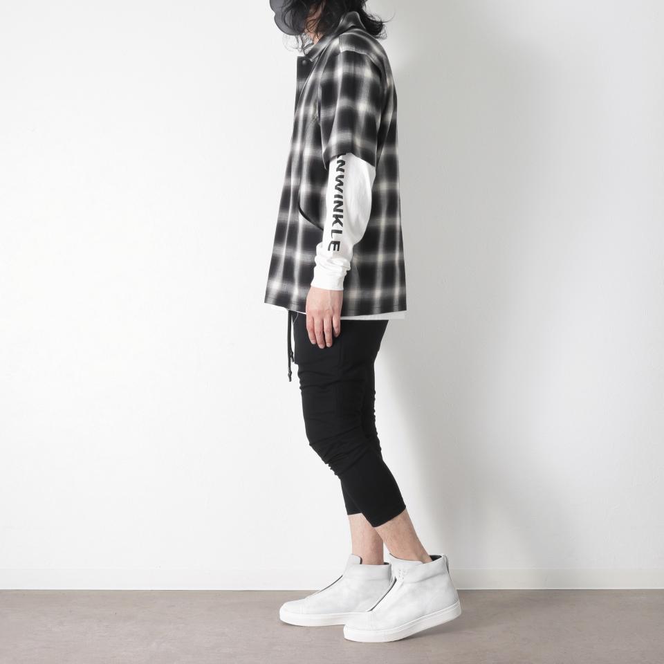 ripvanwinkle ネイビー カットソー 8/27 RIDERS SHIRTS x WIDE JERSEY PANTS = RIPVANWINKLE