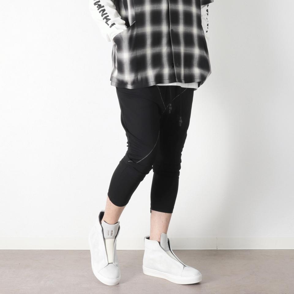 ripvanwinkle ネイビー カットソー ripvanwinkle リップヴァンウィンクル Tシャツ Uネック ネイビー