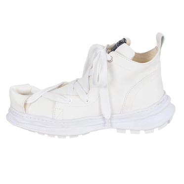 ROLL-TONGUE STAINING SHOES feat. Maison MIHARA YASUHIRO (MID CUT) / WHITE×WHITE No.2