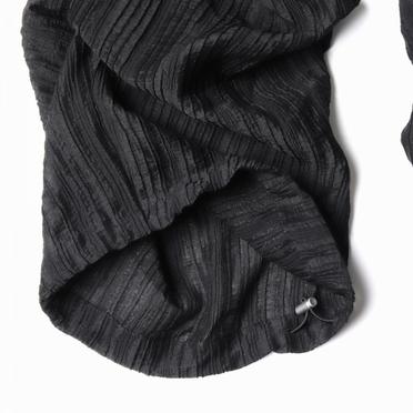 Sheer Yo-Ryu Tuck Baggy Pants　BLACK No.18