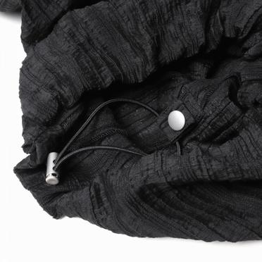 Sheer Yo-Ryu Tuck Baggy Pants　BLACK No.19
