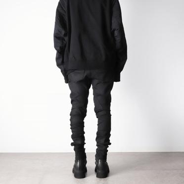 素染めベジタブル インヒールブーツ　BLACK No.19