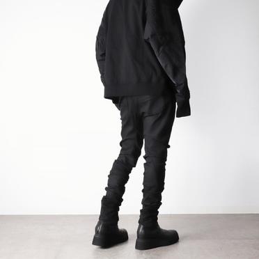 素染めベジタブル インヒールブーツ　BLACK No.20