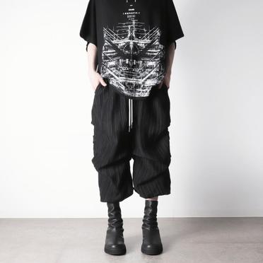 素染めベジタブル インヒールブーツ　BLACK No.21