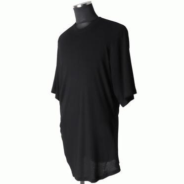 907CUM4 COTTON HIGH TWIST RIB　BLACK No.2