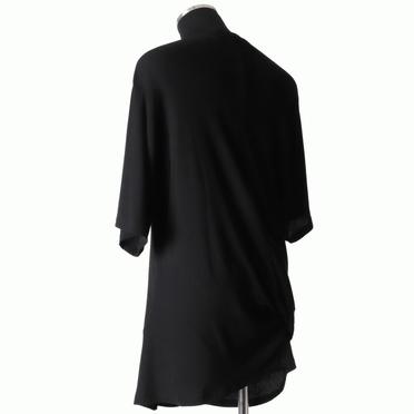 907CUM4 COTTON HIGH TWIST RIB　BLACK No.4