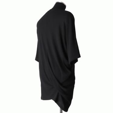 907CUM4 COTTON HIGH TWIST RIB　BLACK No.6