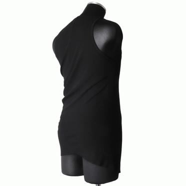 907CUM3 COTTON HIGH TWIST RIB　BLACK No.6