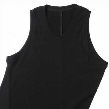 907CUM3 COTTON HIGH TWIST RIB　BLACK No.7