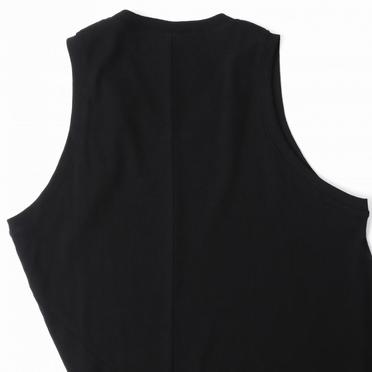 907CUM3 COTTON HIGH TWIST RIB　BLACK No.9
