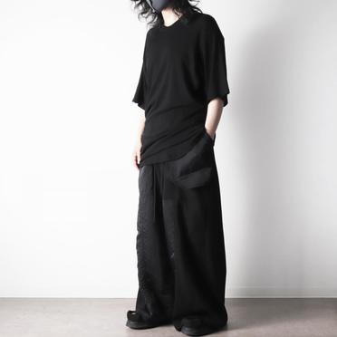 907PAM10 COTTON SWEAT　BLACK No.24